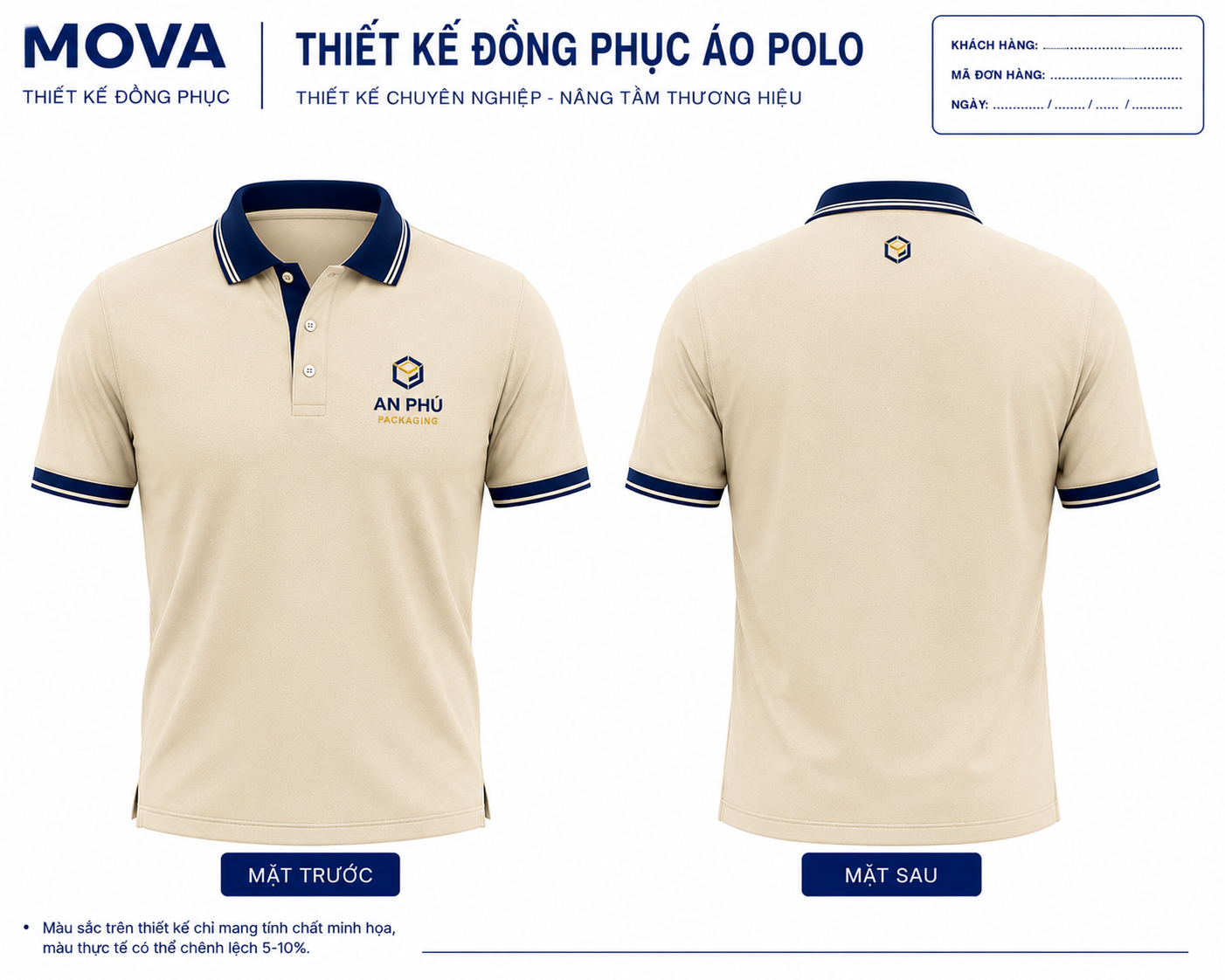 Áo Polo Đồng Phục AN PHÚ PACKAGING
