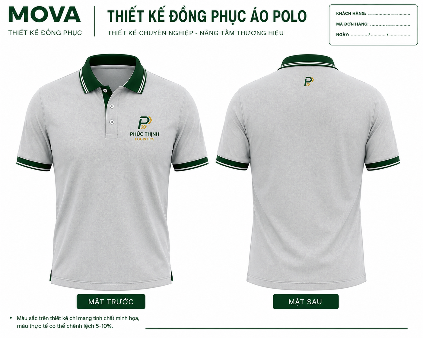 Áo Polo Đồng Phục PHÚC THỊNH LOGISTICS