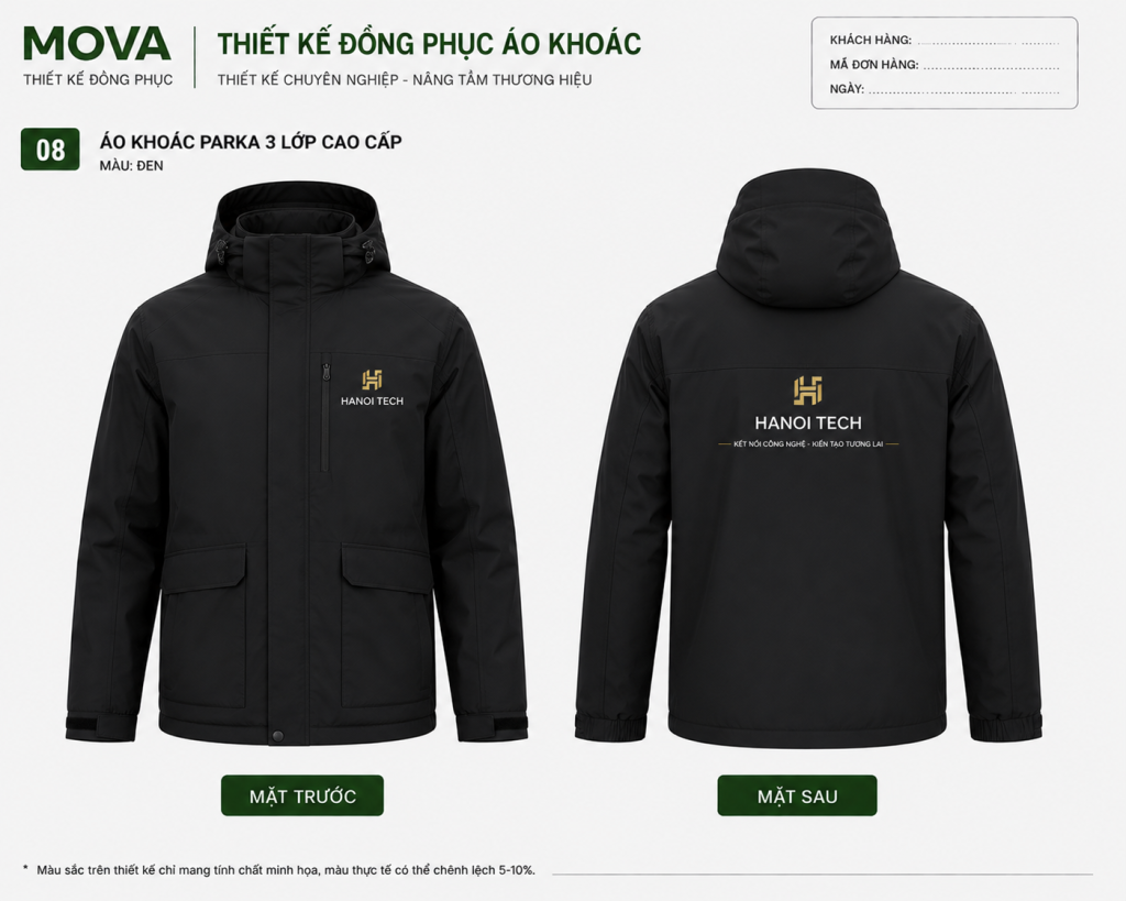 Áo khoác doanh nghiệp HANOI TECH