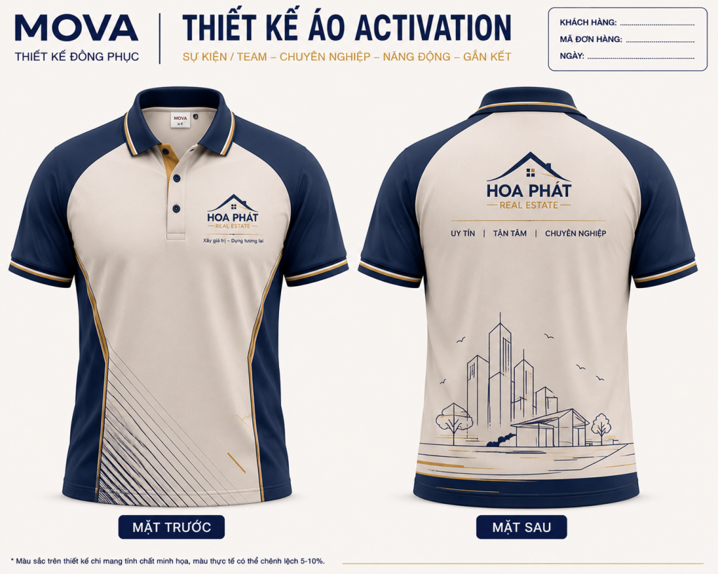 Áo Activation Hoa Phát Real Estate