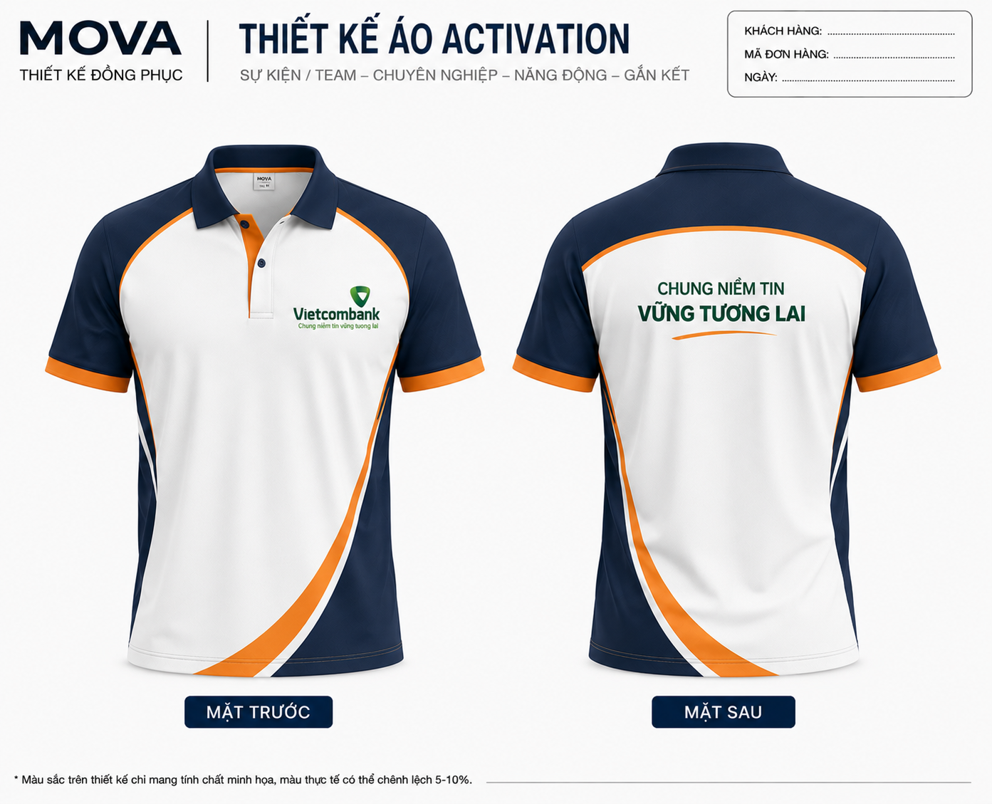 Áo Activation Vietcombank