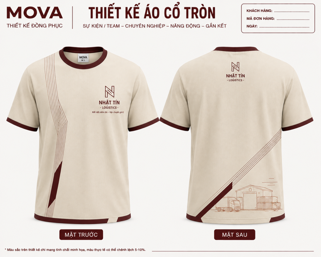 Áo Cổ Tròn Nhật Tín Logistics