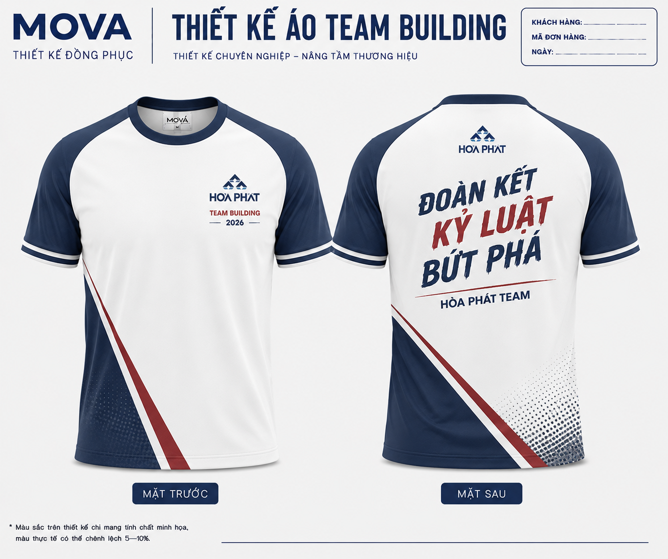 Áo Team Building Hòa Phát