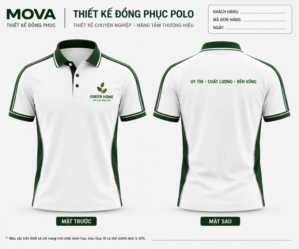 Áo Thun Đồng Phục Green Home