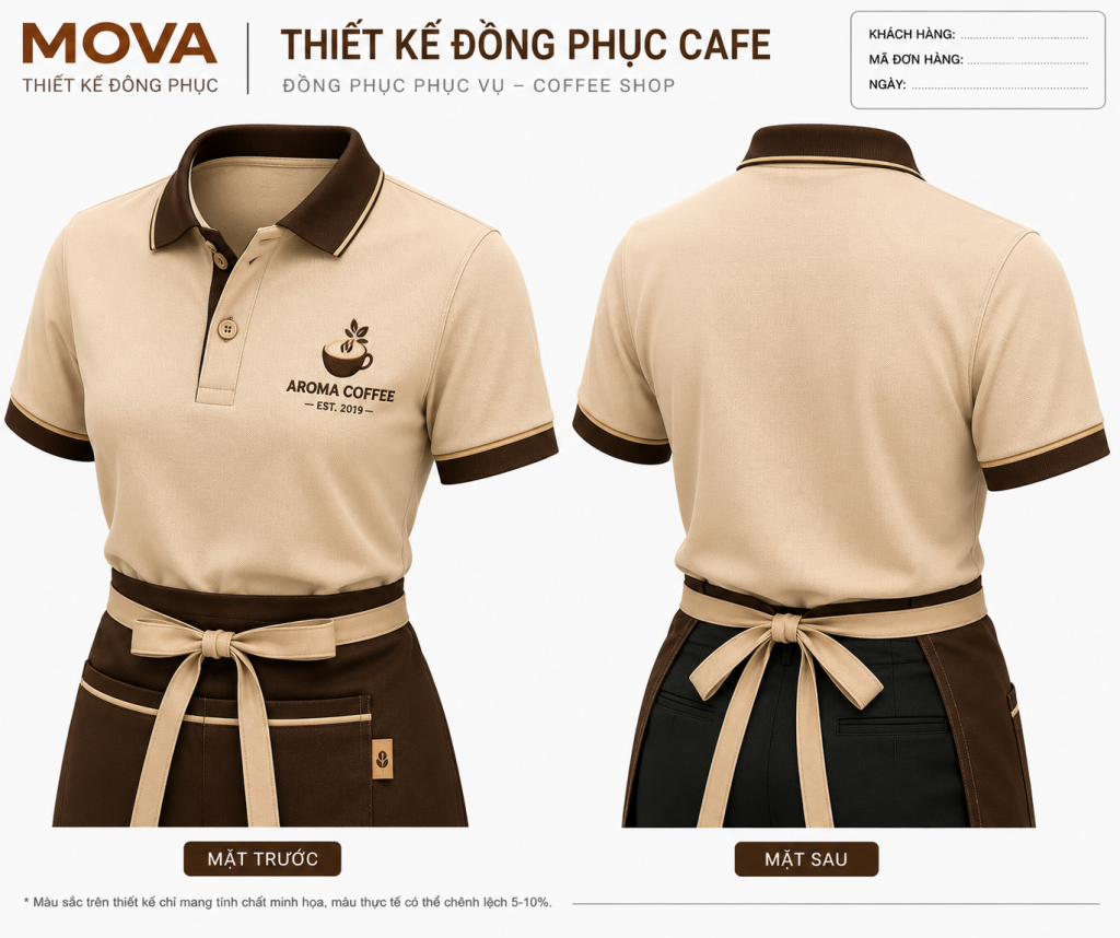 Đồng Phục Cafe Aroma Coffee