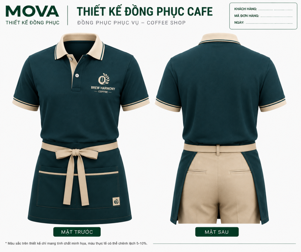 Đồng Phục Cafe Brew Harmony Coffee