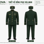 Đồng Phục Bellman Xanh Đậm The Harmony Hotel & Spa