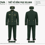 Đồng Phục Bellman Xanh Rêu Emerald Bay Hotel & Resort