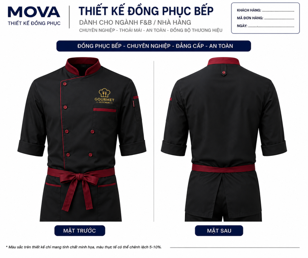 Đồng Phục Bếp Gourmet Kitchen