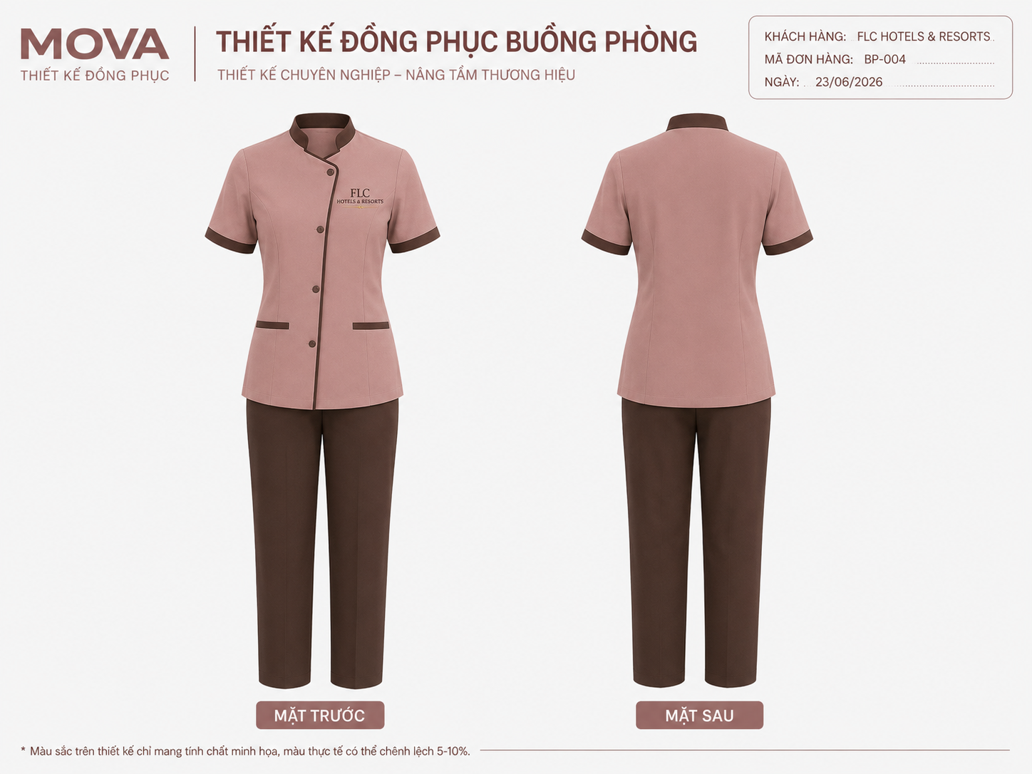 Đồng phục buồng phòng FLC Hotels & Resorts