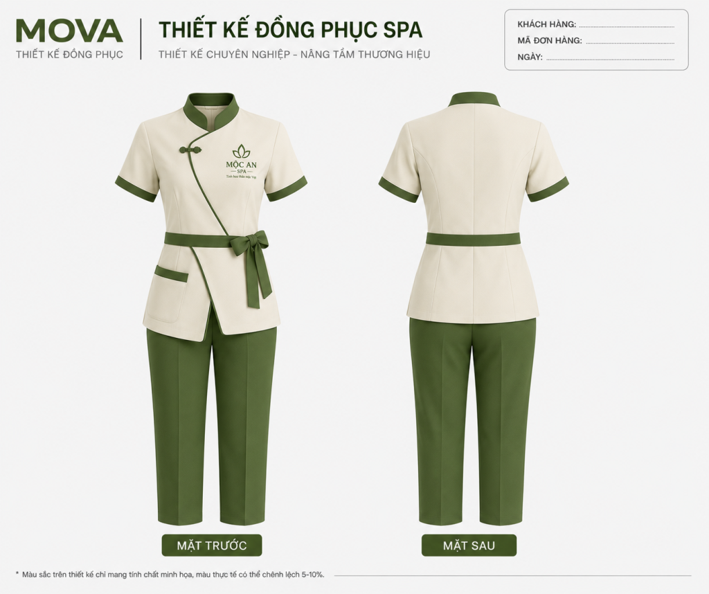 Đồng Phục Spa Mộc An
