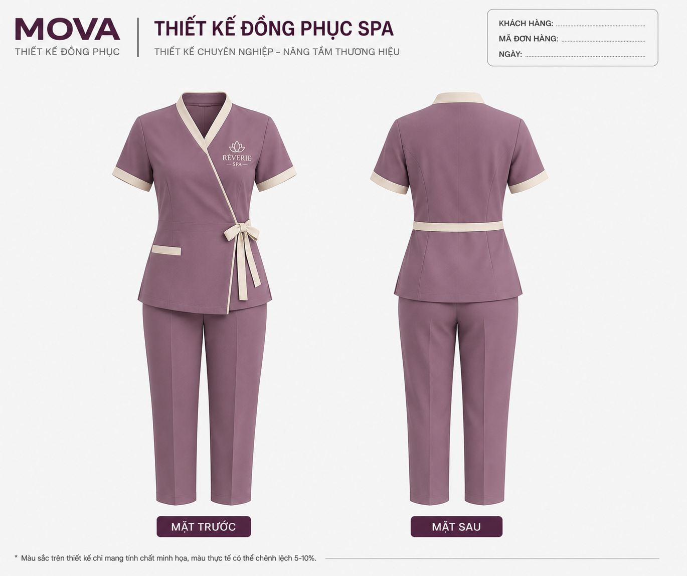 Đồng Phục Spa Rêverie