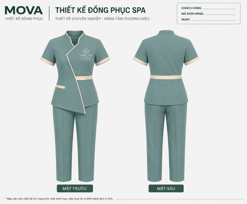 Đồng Phục Spa Thanh Tâm