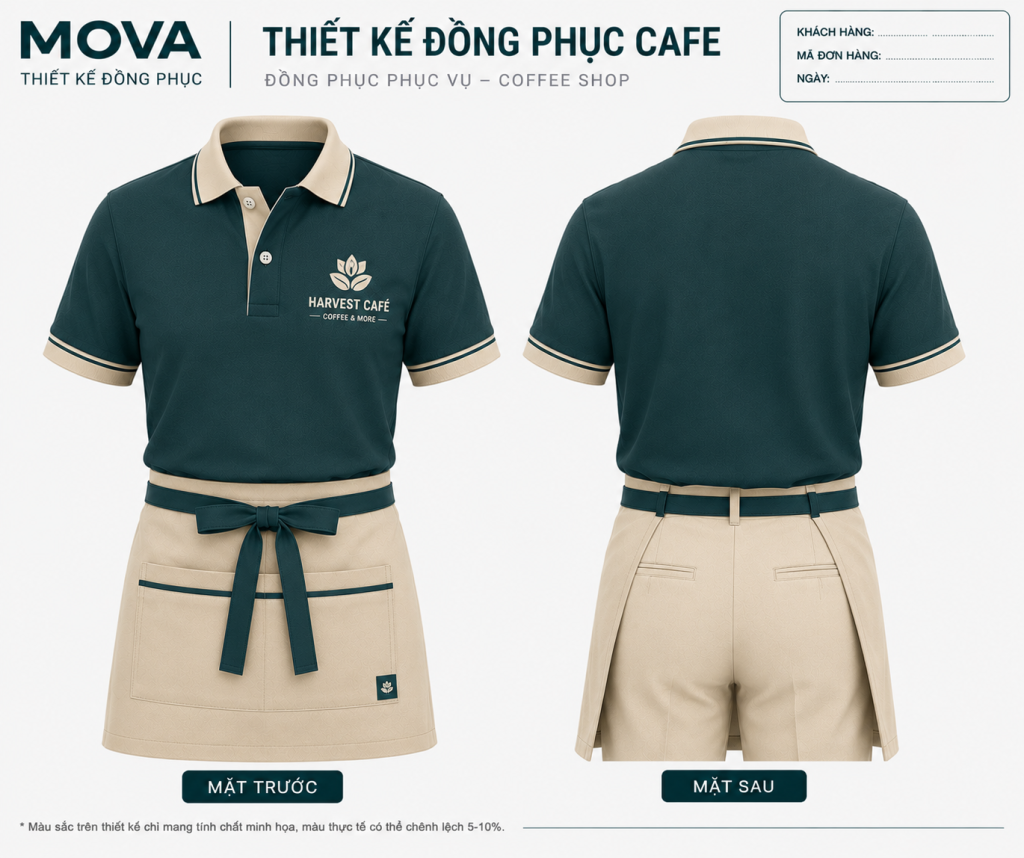 Đồng Phục Cafe Harvest Cafe