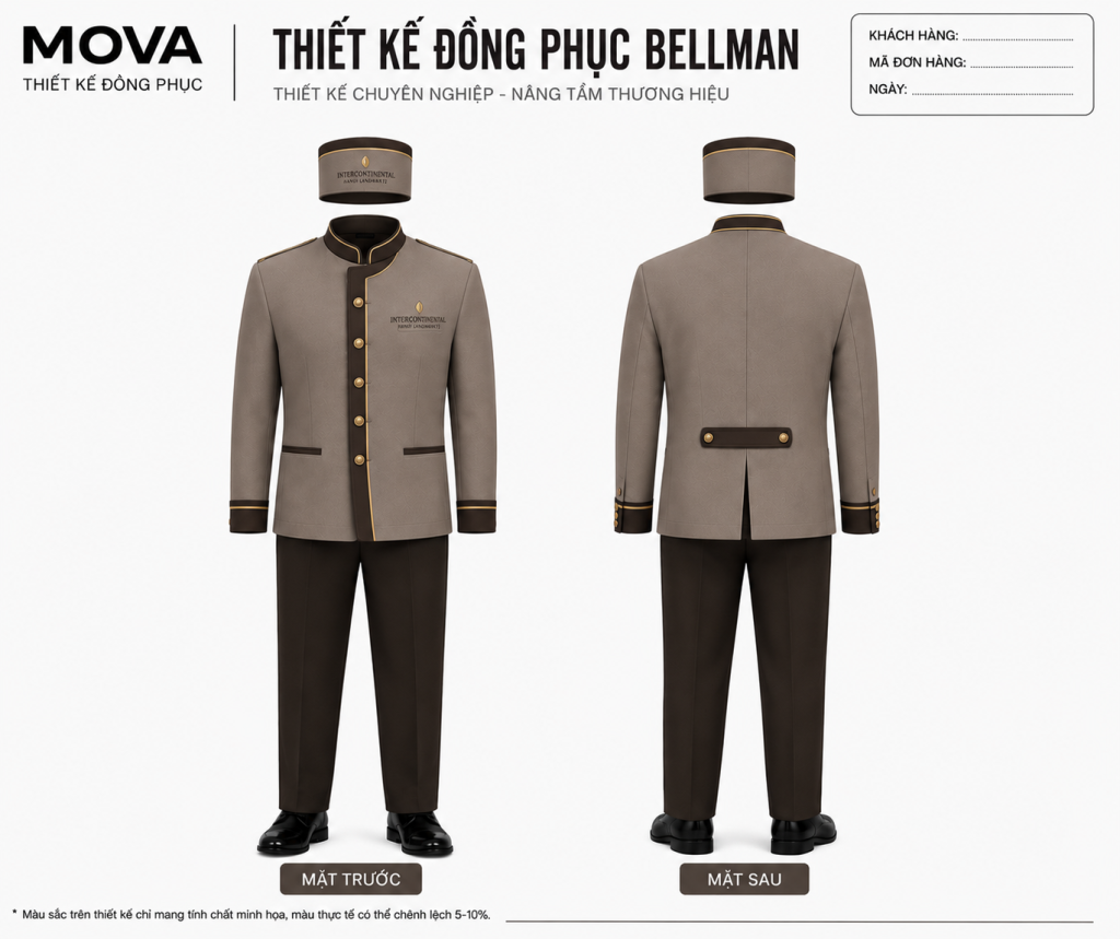 Đồng Phục Bellman InterContinental Hanoi Landmark72