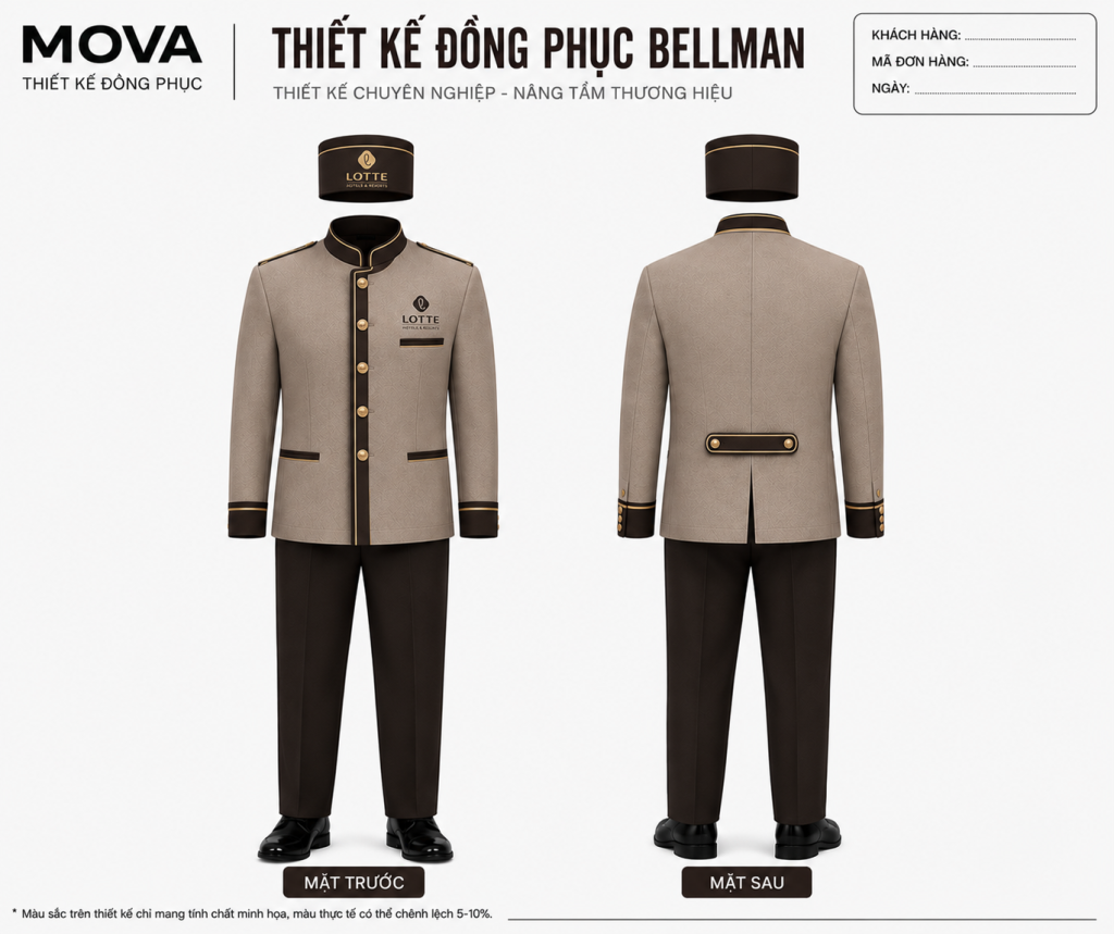 Đồng Phục Bellman LOTTE Hotel Hanoi