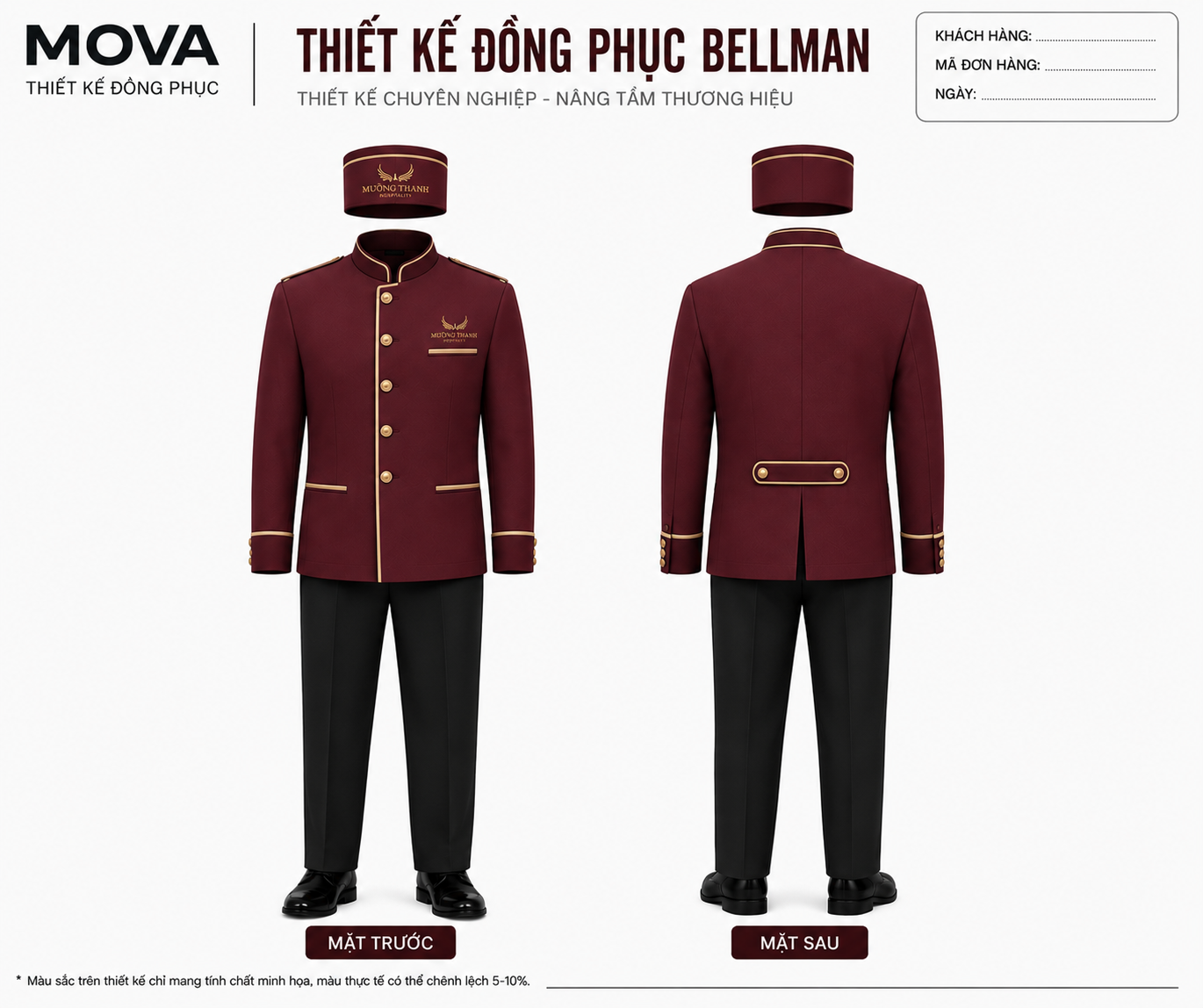 Đồng Phục Bellman Mường Thanh Luxury