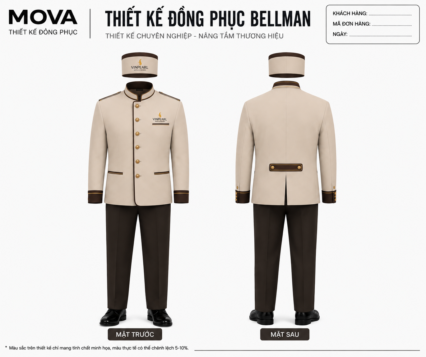 Đồng Phục Bellman Vinpearl Resort