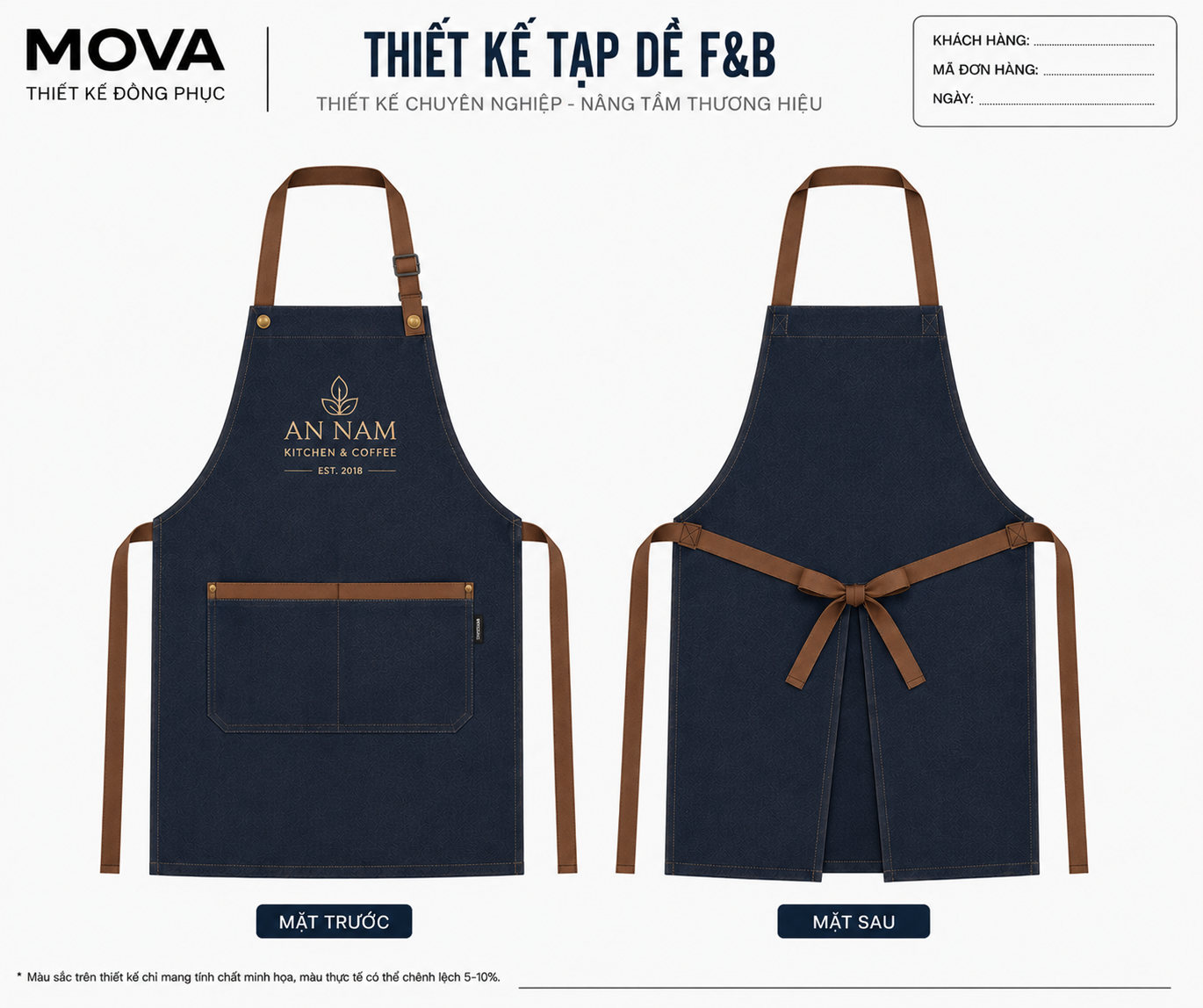 Tạp Dề F&B An Nam Kitchen & Coffee
