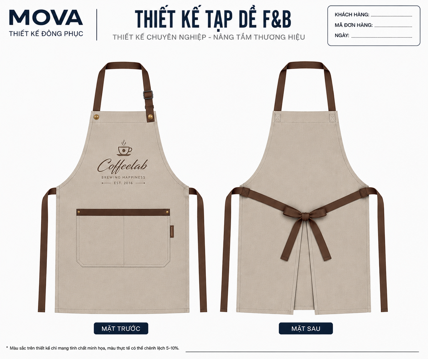 Tạp Dề F&B Coffeelab