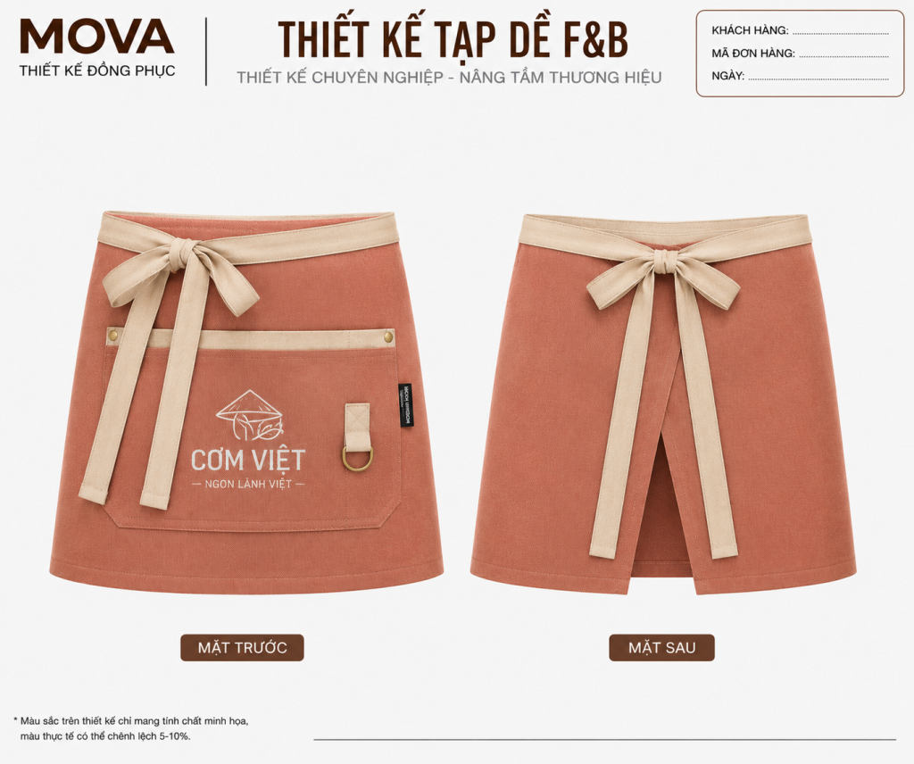 Tạp Dề Ngắn Cơm Việt