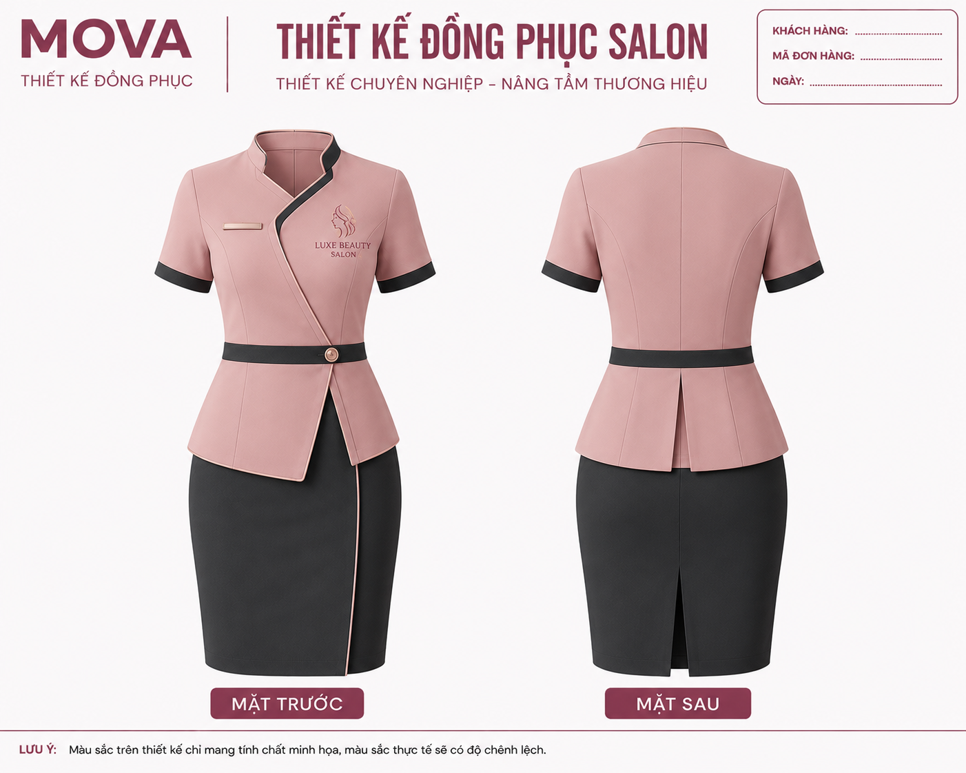Đồng phục Salon Luxe Beauty Salon