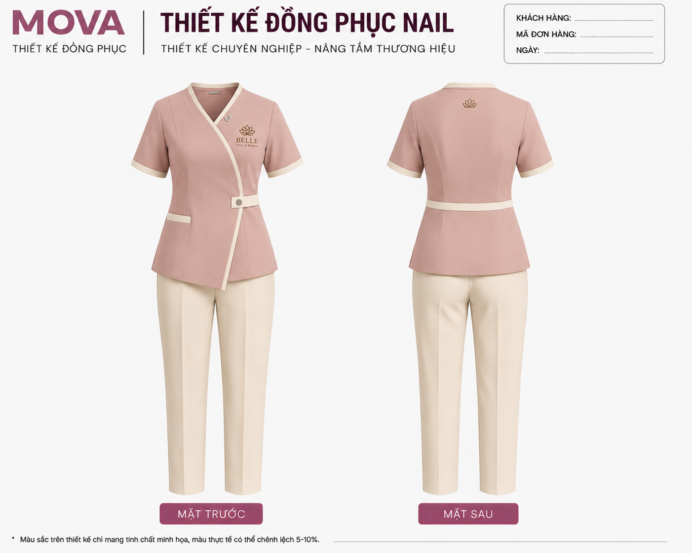 Đồng Phục Nail Belle Nail & Beauty