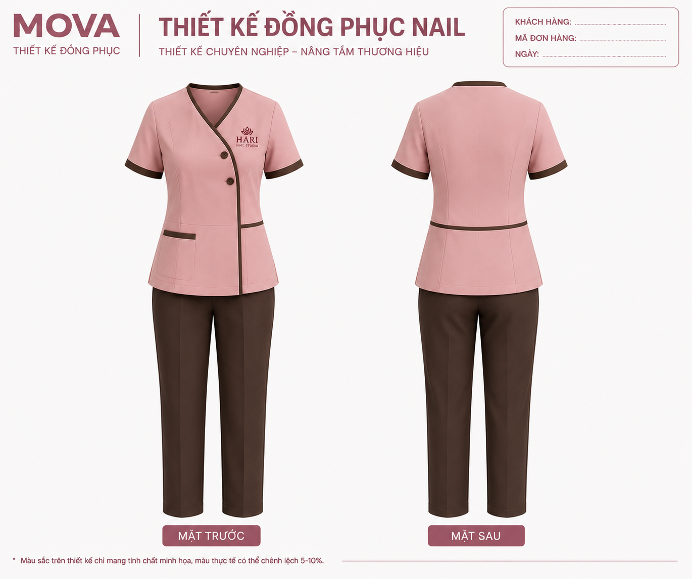 Đồng Phục Nail Hari Nail Studio