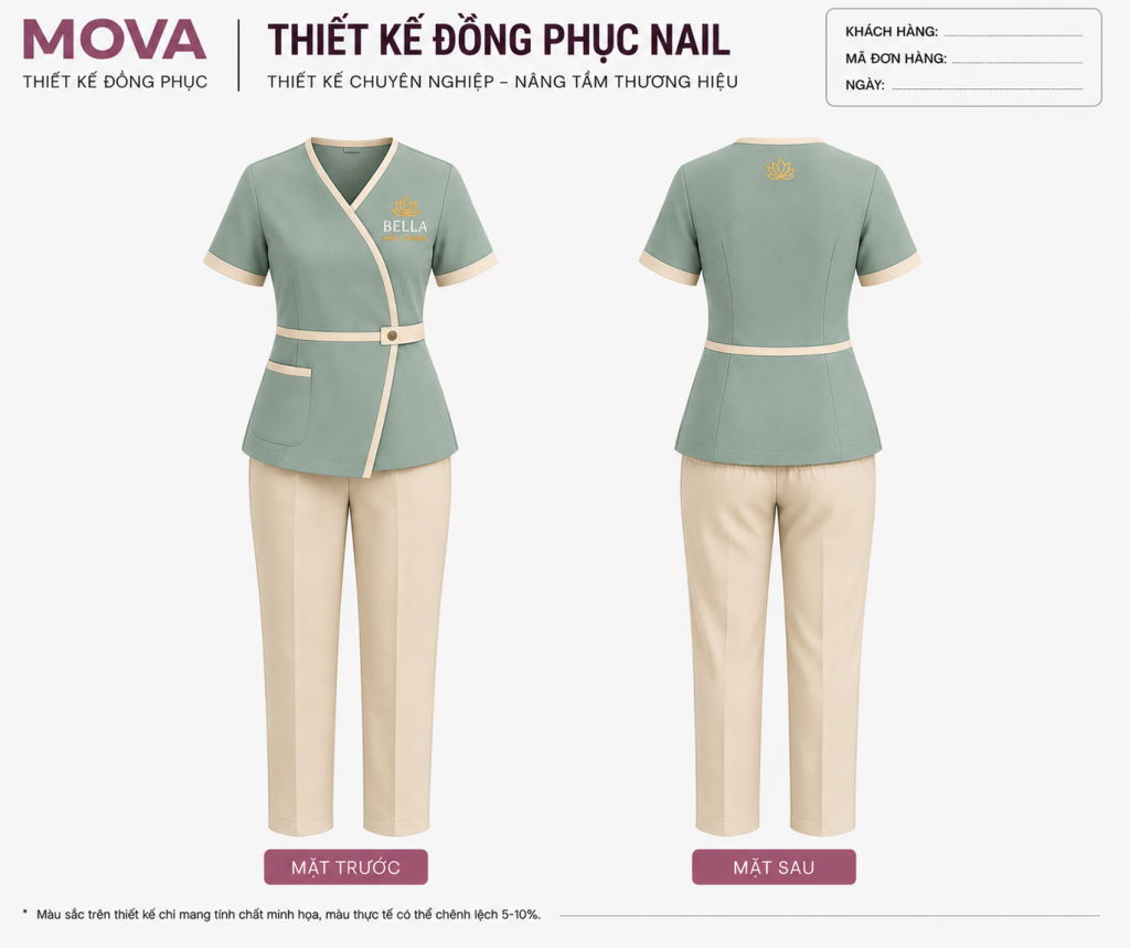Đồng Phục Nail Bella Nail Lounge