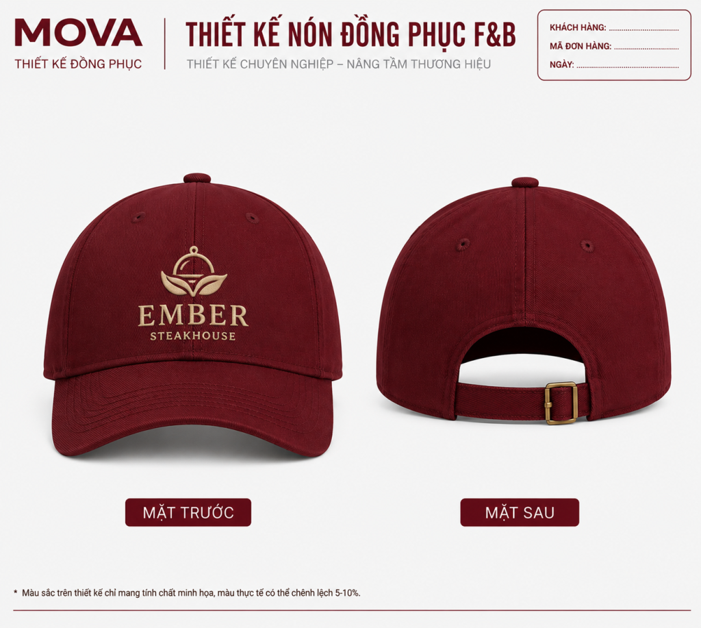 Nón Đồng Phục Ember Steakhouse