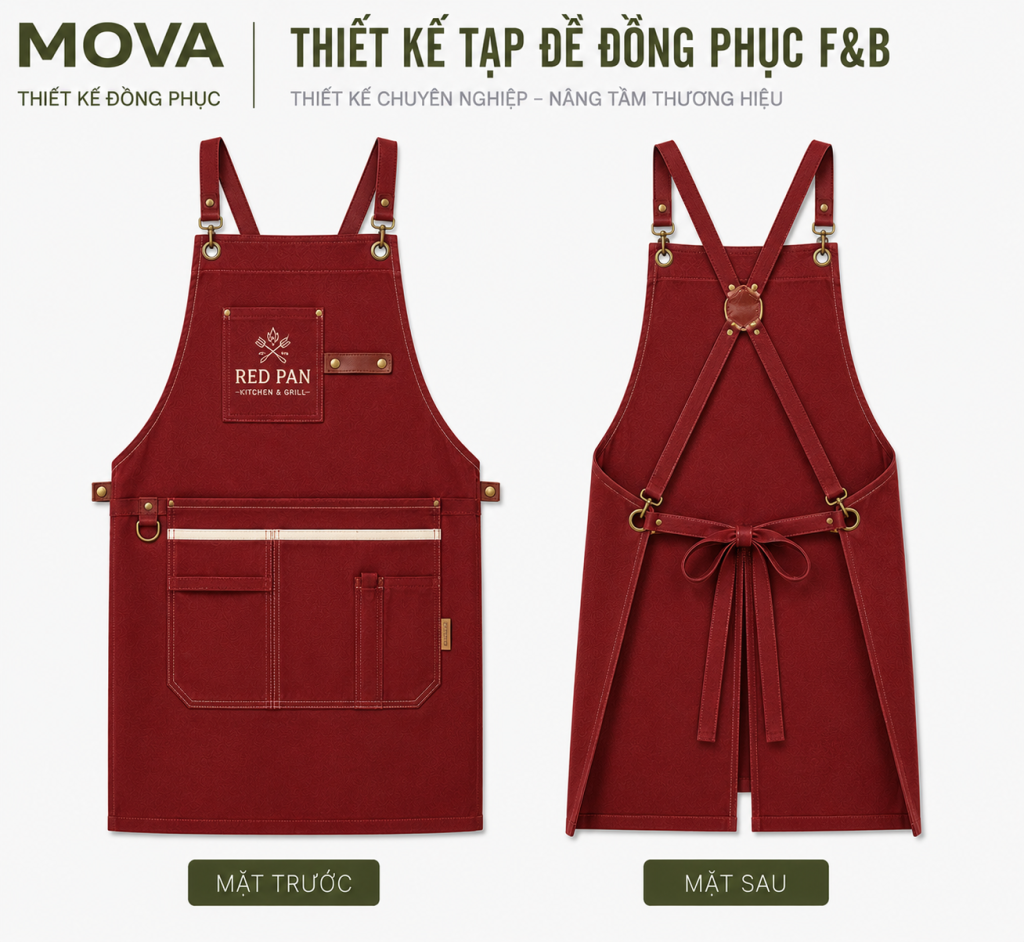 Tạp Dề Đồng Phục Red Pan Kitchen & Grill